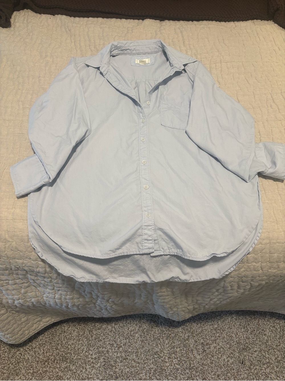 Anthropologie Light Blue Button-Down Shirt